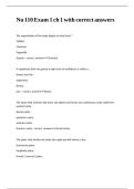 Nu 110 Exam 1 ch 1 with correct answers