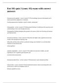 Ent 101 quiz 2 &lpar;cont&period; -3&rpar; exam with correct answers&period;
