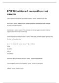 ENT 101 midterm 1 exam with correct answers&period;