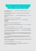 NRCME VISION&sol;HEARING&sol;CARDIOVASCULAR EXAM WITH ALL CORRECT & 100&percnt; VERIFIED ANSWERS&vert; LATEST UPDATE&vert;ACTUAL COMPLETE EXAM