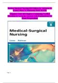 Medical-Surgical Nursing&comma; 8th Edition &ndash; Adrianne D&period; Linton & Mary A&period; Matteson &vert; Complete Test Bank with Answers and Explanations