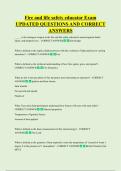 Fire and life safety educator Exam  UPDATED QUESTIONS AND CORRECT  ANSWERS
