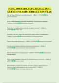 AVMG 3600 Exam 3 UPDATED ACTUAL  QUESTIONS AND CORRECT ANSWERS