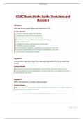 EDAC Exam Study Guide Questions and Answers