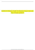 Shadow Health &vert; NURS 612 Advanced Health Assessment &vert; All Modules & Cases &vert; Tina Jones & Focused Exams &vert; Complete Instructor Answer Keys