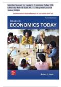Solution Manual for Issues in Economics Today 10th Edition by Robert Guell |ISBN:NO 9781260575767||Chapter 1-47|ALL CHAPTERS 
