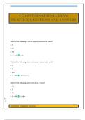 CCA INTERNATIONAL EXAM PRACTICE QUESTIONS AND ANSWERS