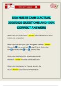 USA NU578 EXAM 3 ACTUAL 2025&sol;2026 QUESTIONS AND 100&percnt; CORRECT ANSWERS