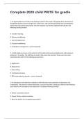 Complete 2020 child PRITE for gradle practice test questions and answers 100&percnt; pass graded a&plus;&period;