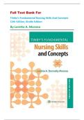 Full Test Bank For  Timby's Fundamental Nursing Skills And Concepts 12th Edition&comma; Kindle Edition By Loretta A&period; Moreno 
