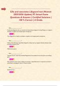   Ellis and associates Lifeguard test &lpar;Newest 2025&sol;2026 Update&rpar; 97 Actual Exam Questions & Answers &vert; Certified Solutions &vert; 100 &percnt; Correct &vert; A Grade&period;    
