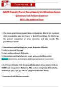 AANP Family Nurse Practitioner Certification Exam  Questions and Verified Answers  100&percnt; Guarantee Pass 