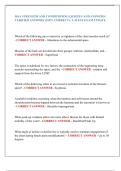 ISSA STRENGTH AND CONDITIONING EXAM & STUDYGUIDES &vert; QUESTIONS AND ANSWERS &vert; VERIFIED SOLUTIONS &lpar;100&percnt; CORRECT&rpar; &vert; LATEST EXAM VERSION