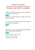 GEORGE ACCESS 2026 QUESTIONS WITH CORRECT VERIFIED ANSWERS &vert; 100&percnt; PASS &lpar;A&plus; CERTIFIED&rpar;