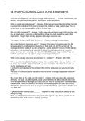 5&dollar; TRAFFIC SCHOOL QUESTIONS & ANSWERS