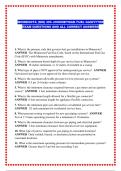 MINNESOTA &lpar;MN&rpar; 496 JOURNEYMAN FUEL GASFITTER EXAM QUESTIONS AND ALL CORRECT ANSWERS