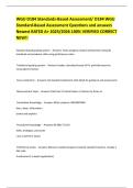 WGU D184 Standards-Based Assessment&sol; D184 WGU Standard-Based Assessment Questions and answers Newest RATED A&plus; 2025&sol;2026 100&percnt; VERIFIED CORRECT NEW&excl;&excl;