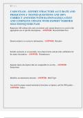 CAISS EXAMS PACKAGE ACTUAL EXAMS REVIEW ACCURATE AND FREQUENTLY TESTED QUESTIONS AND 100&percnt; CORRECT ANSWERS WITH RATIONALES&vert;&vert; LATEST AND COMPLETE UPDATE WITH EXPERT VERIFIED SOLUTIONS&vert;&vert; SURE PASS