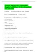 Jones & Bartlett 12th Edition EMT Chapter 1&comma;2&comma;3 Class Review Questions and Answers&period;