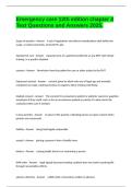 Emergency care 12th edition chapter 4 Test Questions and Answers 2025&period;