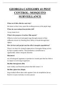 GEORGIA CATEGORY 41 PEST CONTROL&colon; MOSQUITO SURVEILLANCE  QUESTIONS AND ANSWERS 2025