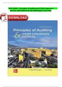 TEST BANK - Principles of Auditing and Other Assurance     Services 22nd Edition by Ray Whittington&comma; Kurt Pany
