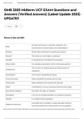 QMB 3200 Midterm UCF EXAM Questions and Answers &lpar;Verified Answers&rpar; &lpar;Latest Update 2025&rpar; UPDATE&excl;&excl;