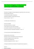 Test Bank Chapter 17 Biochem by Lehninger 20252026 Updated&period;