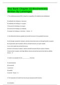 Test Bank Chapter 23 Biochemistry Written By Lehninger&period;