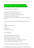 Test Bank Chapter 25 BioChem by Lehninger Latest Update 20252026&period;