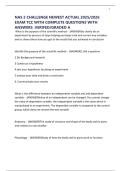 NAS 2 CHALLENGE NEWEST ACTUAL 2025&sol;2026 EXAM TCC WITH COMPLETE QUESTIONS WITH ANSWERS &period;VERIFED&sol;GRADED A