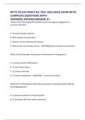 MTTC PE 044 PRACTICE TEST 2025&sol;2026 EXAM WITH COMPLETE QUESTIONS WITH ANSWERS&period;VERIFED&sol;GRADED A&plus;