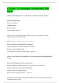 Chapter 15 Lehninger biochemistry Test bank&period;
