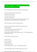 Test Bank Chapter 12 Biochemistry Written by Lehninger&period;