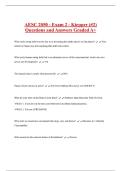 AESC 2050 - Exam 2 - Kiepper &lpar;&num;2&rpar;  Questions and AESC 2050 - Exam 2 - Kiepper &lpar;&num;2&rpar;  Questions and Answers Graded A&plus; 