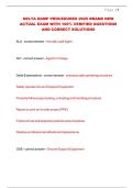 DELTA RAMP PROCEDURES 2025 BRAND NEW ACTUAL EXAM WITH 100&percnt; VERIFIED QUESTIONS AND CORRECT SOLUTIONS 
