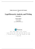Instructor s manual with testbank for legal research analysis and writing 5th edition by william h putman jdjennifer&period;pdf