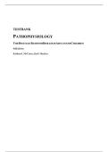TEST BANK PATHOPHYSIOLOGY THE BIOLOGIC BASIS FOR DISEASE IN ADULTS AND CHILDREN 8th Edition Kathryn L McCance&comma; Sue E Huether Test bank Questions and Complete Solutions to All Chapters