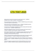 CTS Test 2025 Study Guide & Practice Questions &vert; AV Project Team&comma; Design&comma; Installation