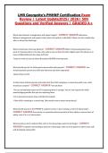 LMR Georgette&rsquo;s PMHNP Certification Exam Review &vert; Latest Update2025&sol; 2026&vert; 500 Questions and Verified Answers &vert; GRADED A&plus;