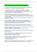 SED 2601 &lpar;Actual&rpar; Exam Rated A&plus;