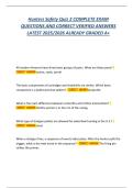 Hunters Safety Quiz 2 COMPLETE EXAM QUESTIONS AND CORRECT VERIFIED ANSWERS LATEST 2025&sol;2026 ALREADY GRADED A&plus;