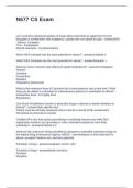 N677 CS Exam&period; Questions and Answers 2025