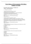 Brock Biology of Microorganisms 15th Edition Test Bank &vert; All chapter included