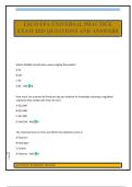 ESCO EPA UNIVERSAL PRACTICE EXAM 2025 QUESTIONS AND ANSWERS