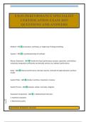 EXOS PERFORMANCE SPECIALIST CERTIFICATION EXAM 2025 QUESTIONS AND ANSWERS
