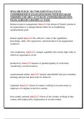 IPMA-HR PUBLIC SECTOR ESSENTIALS EXAM  COMPREHENSIVE EXAM QUESTIONS WITH DETAILED  VERIFIED AND 100&percnt; ACCURATE ANSWERS BRAND NEW  EXAM ALREADY GRADED &lpar;A&plus; PASS&rpar; 