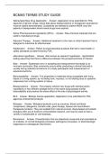 BCMAS TERMS STUDY GUIDE