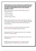 PROFESSIONAL IN HUMAN RESOURCES COMPREHENSIVE  EXAM QUESTIONS WITH DETAILED VERIFIED AND 100&percnt;  ACCURATE ANSWERS BRAND NEW EXAM ALREADY  GRADED &lpar;A&plus; PASS&rpar;