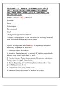MGT 499 EXAM 1 REVIEW COMPREHENSIVE EXAM  QUESTIONS WITH DETAILED VERIFIED AND 100&percnt;  ACCURATE ANSWERS BRAND NEW EXAM ALREADY  GRADED &lpar;A&plus; PASS&rpar; 